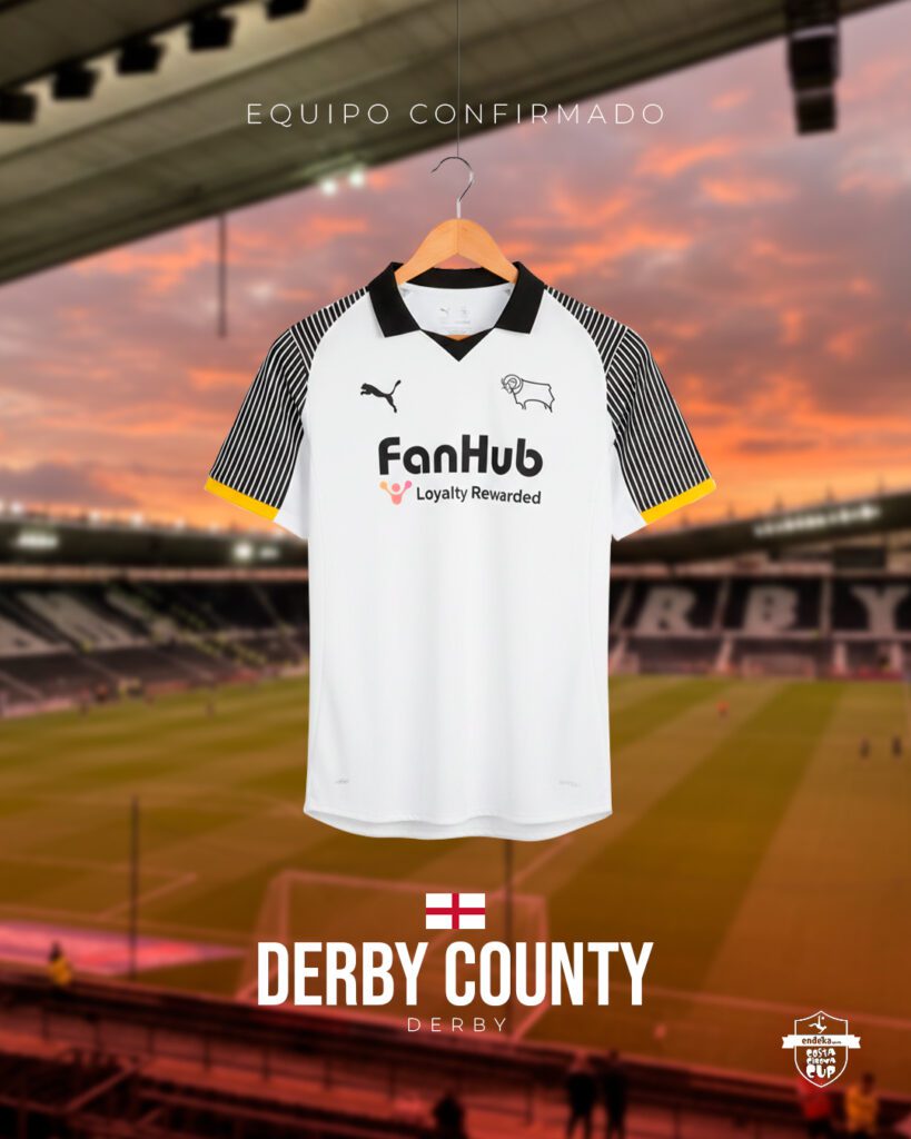 Derby County, confirmado para el Costa Girona Cup Easter 2026.