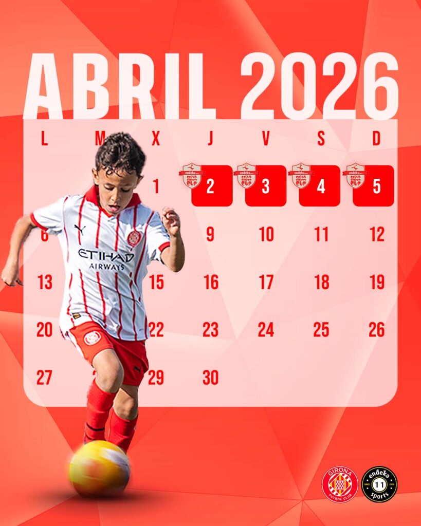 Calendario de fechas del torneo de fútbol infantil 2026 Costa Girona Cup Easter