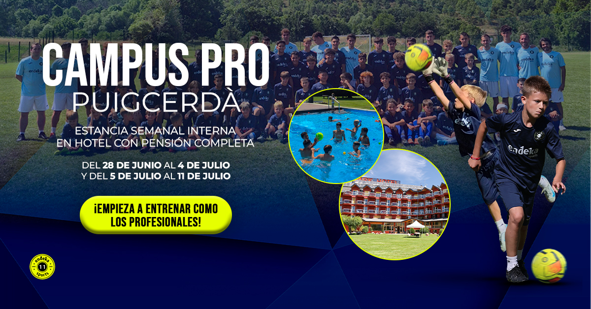 Nuestro Campus Pro es la mejor opción como campus de fútbol en verano.