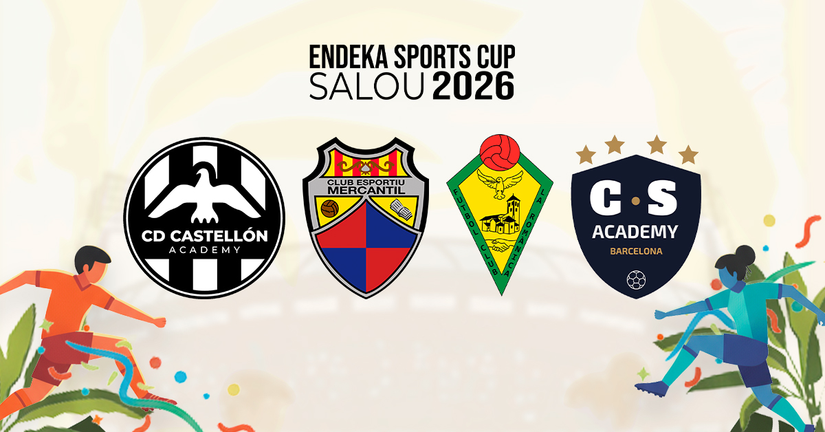 Nuevos equipos confirman que participarán en el torneo de fútbol en carnaval Endeka Sports Cup Salou 2026.