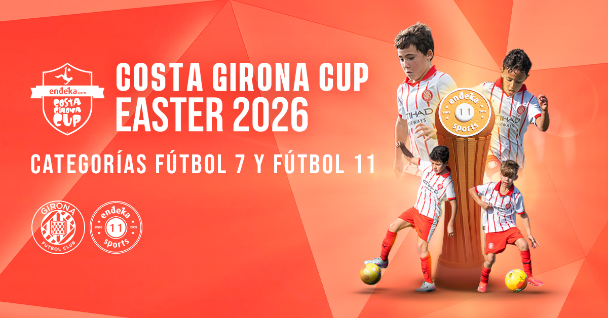 Categorías del torneo de fútbol 7 y fútbol 1 de semana santa Costa Girona Cup