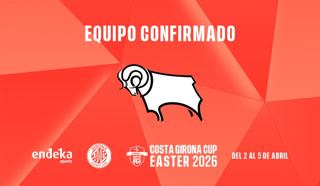 El Derby County jugará el torneo de fútbol internacional Costa Girona Cup Easter 2026.