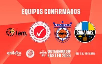 Cuatro proyectos de fútbol formativo con ambición se suman al Costa Girona Cup Easter
