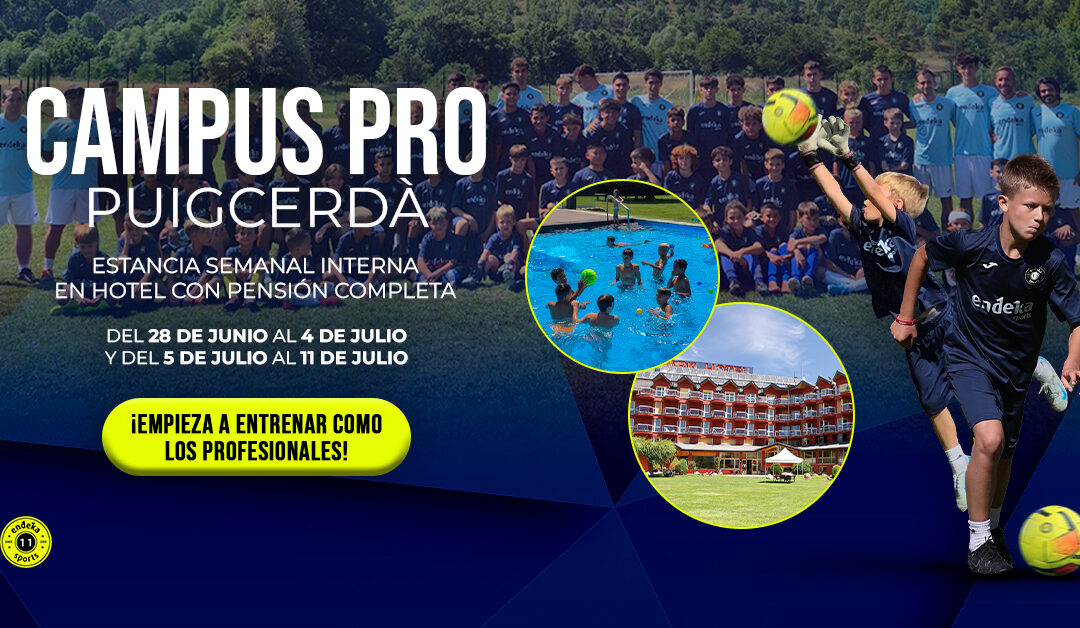 Campus Pro announces its 2026 summer football camp in Catalonia