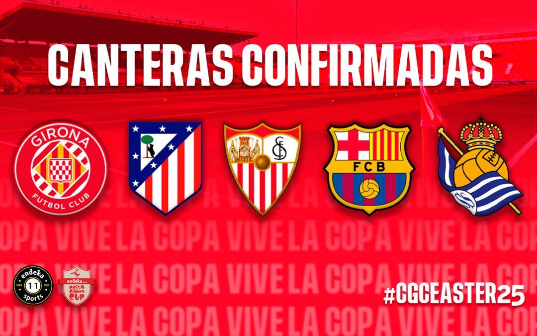 ¡Confirmadas las canteras profesionales del  #CGCEaster25!