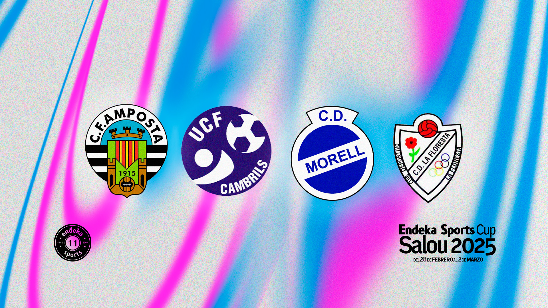 Cuatro equipos más han confirmado su participación en el torneo de fútbol de carnaval Endeka Sports Cup Salou 2025.