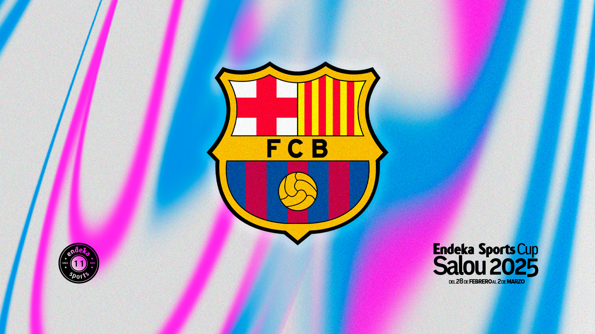 El FC Barcelona, primer confirmado para el torneo de fútbol base en carnaval de Endeka Sports.