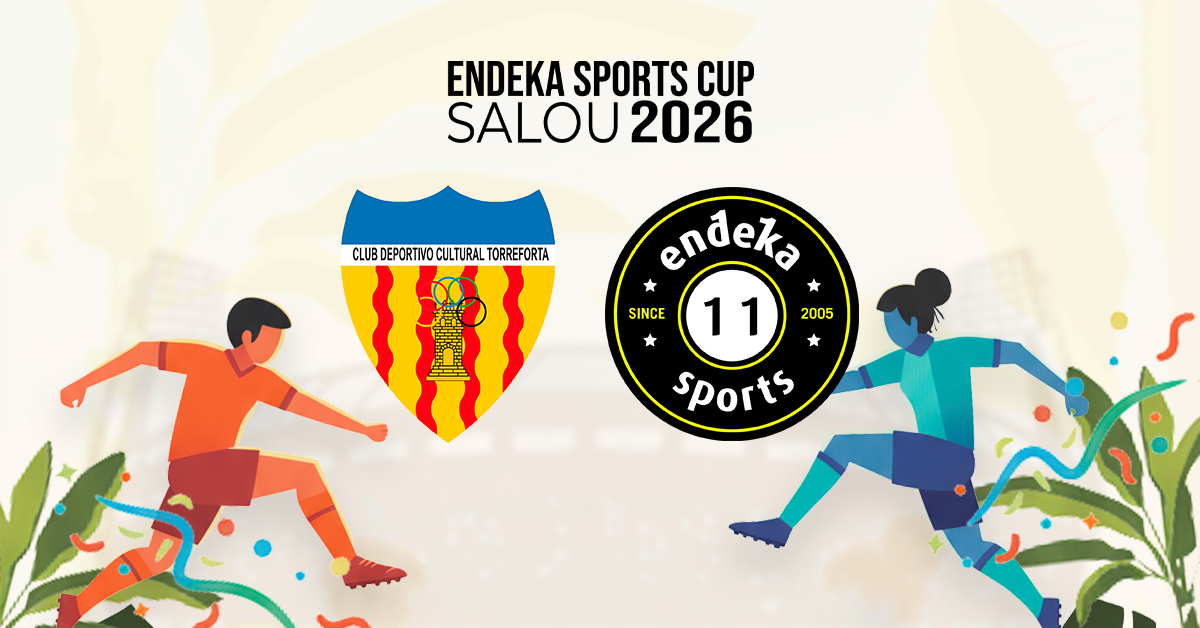 torreforta-endeka-torneo-futbol-carnaval El CDC Torreforta y Endeka Sports FC participarán en el torneo de fútbol de carnaval en Salou 2026.